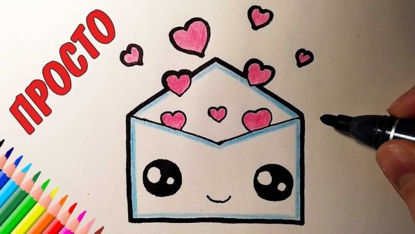 Милые лёгкие рисуночки