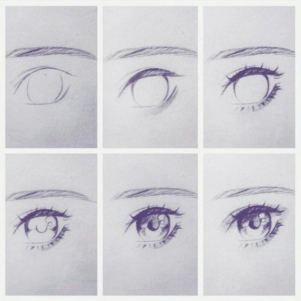 Глаз нарисованный ручкой