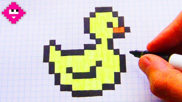 Рисование в клеточку в тетради