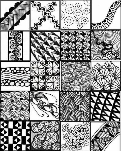 Дудлинг и Зентангл