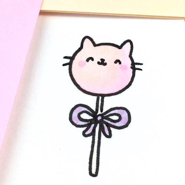 Рисунки для срисовки лёгкие и милые фломастерами