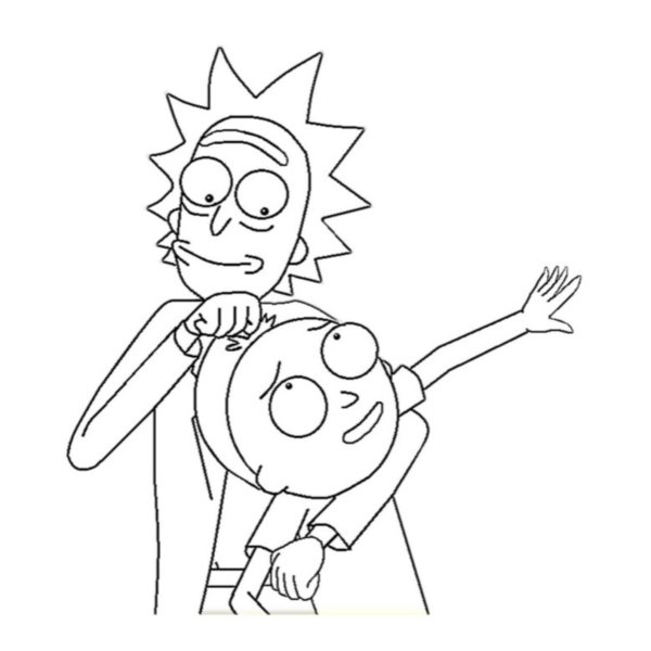 Скетч Рика и Морти