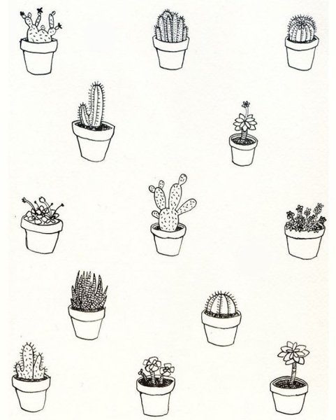 Мелкие рисунки для срисовки легкие