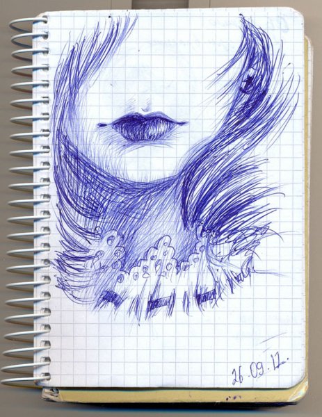 Надписи ручкой на бумаге