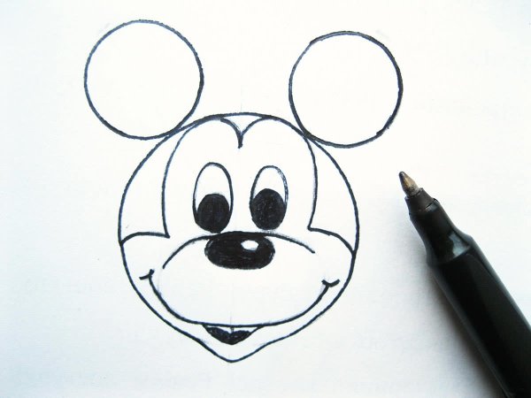 Рисунки для срисовки фломастерами легкие для начинающих