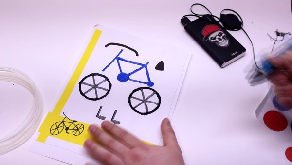 Велосипед 3d ручкой