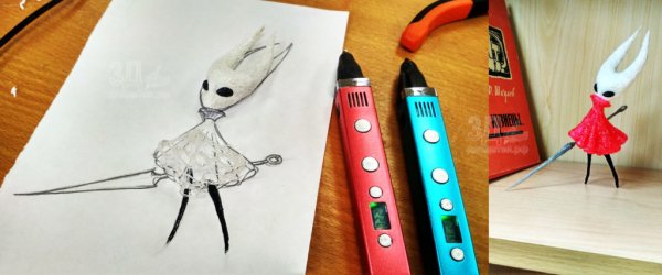 Поделки 3д ручкой