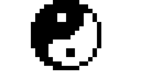 Рисование по клеточкам черной ручкой