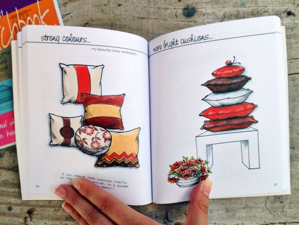 Рисования в скетчбук интерьер