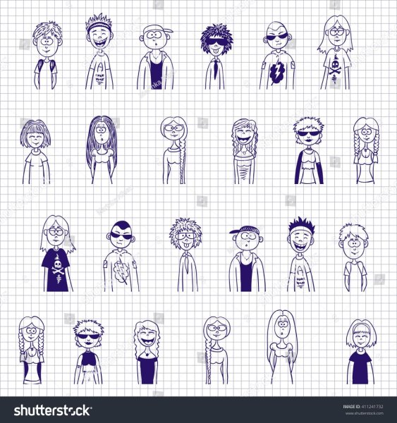 Рисунки ручкой