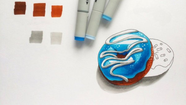 Рисунки маркерами для начинающих