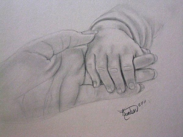 Красивые рисунки для мамы карандашом