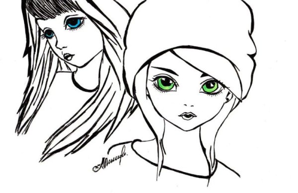 Рисунки для срисовки лёгкие и красивые для начинающих