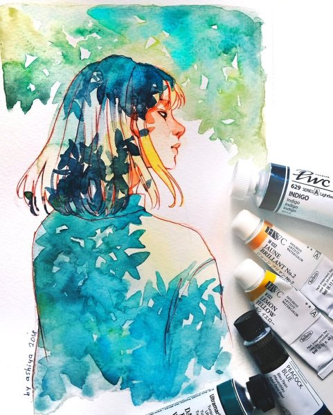 Рисунки маркерами