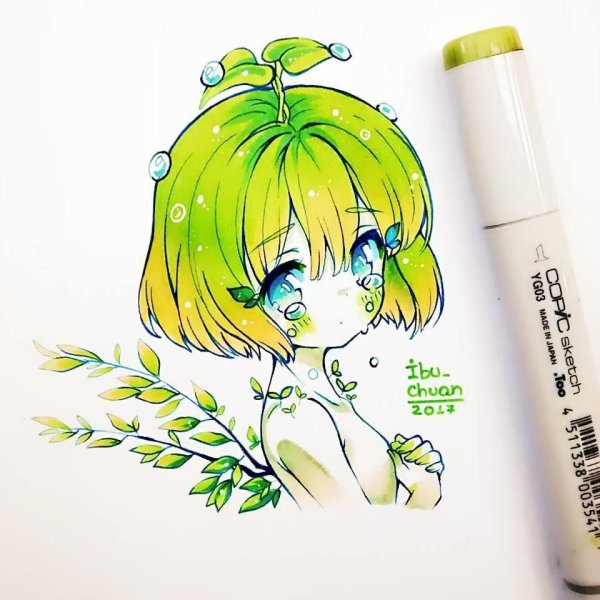 Скетчинг фломастерами для начинающих