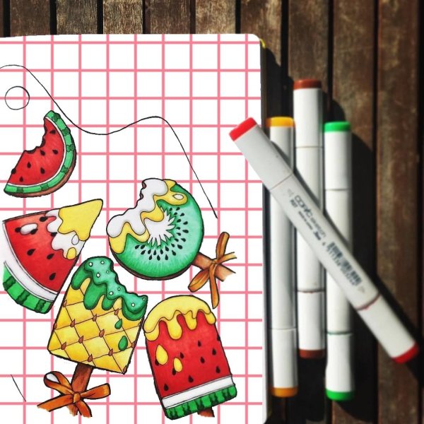 Креативная елка рисование