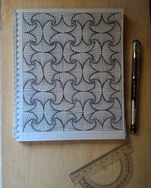 Зентангл узоры парадокс