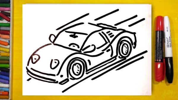 Рисунки фломастерами для мальчиков