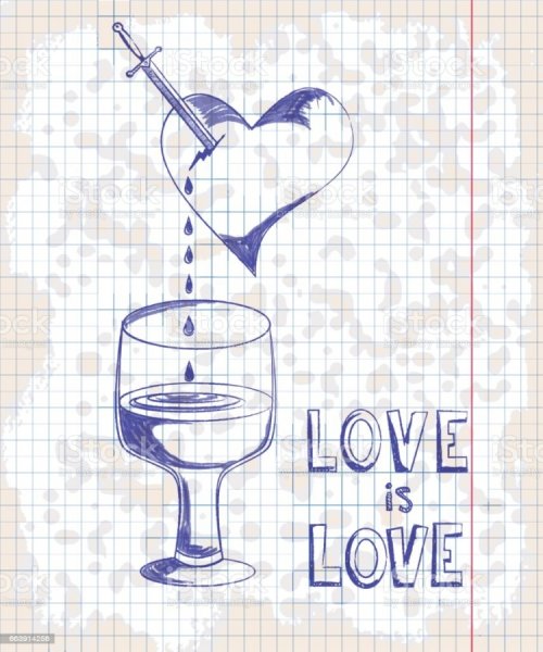 Рисунки ручкой в тетради простые