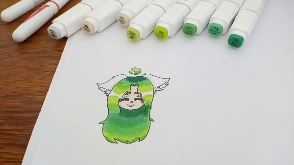 Красивые рисунки маркерами