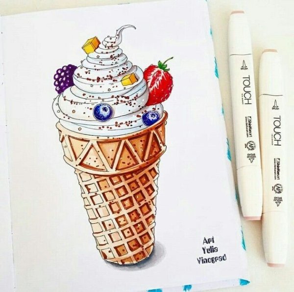 Рисунки скетчинг для начинающих маркерами