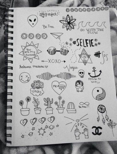 Красивые рисуночки ручкой маленькие