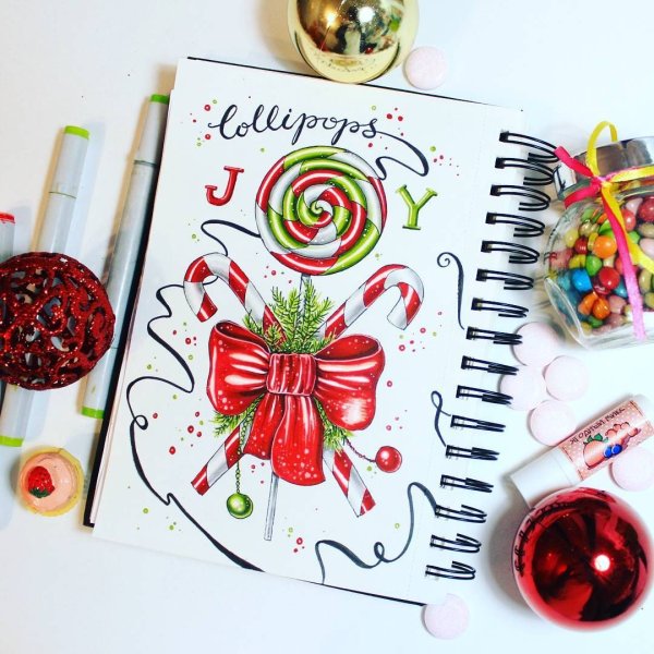 Рисунки для скетчбука маркерами легкие