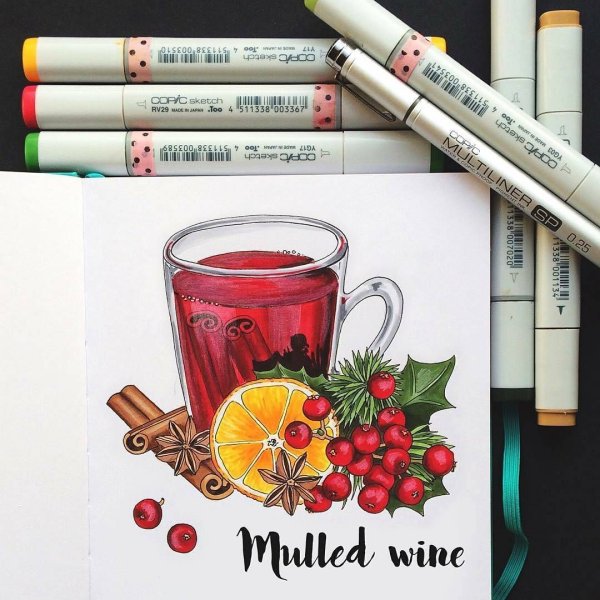 Рисование маркерами для начинающих