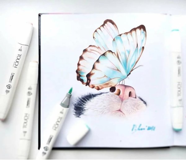 Яркие рисунки для скетчбука легкие