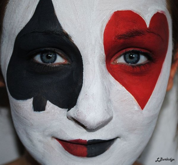 Макияж из гуаши