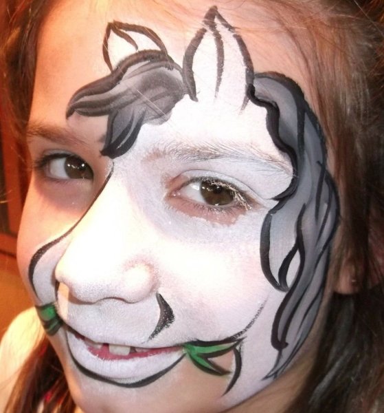 Грим на лице