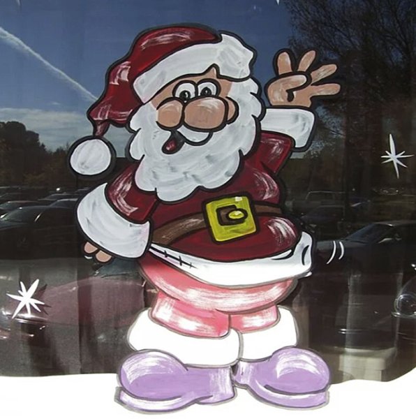 Акварельный Снеговик