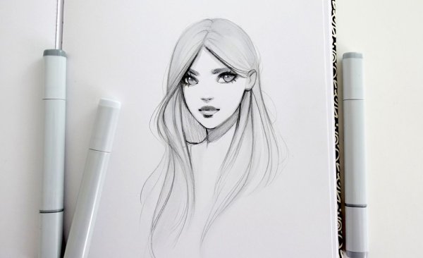 Рисунки маркерами