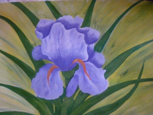 Рисование цветов гуашью