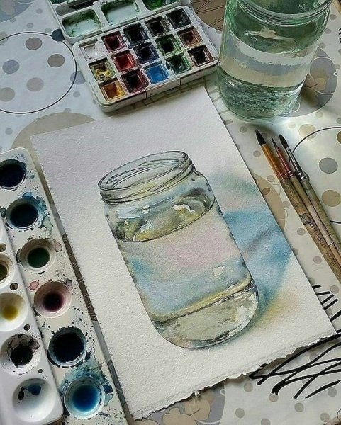 Предметы для рисования акварелью