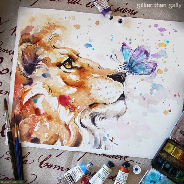 Рисунки красками красивые сложные