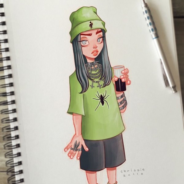 Идеи для рисунков в скетчбуке