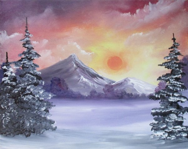 Боб Росс зима