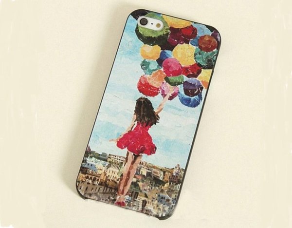 Рисунки на чехле красками