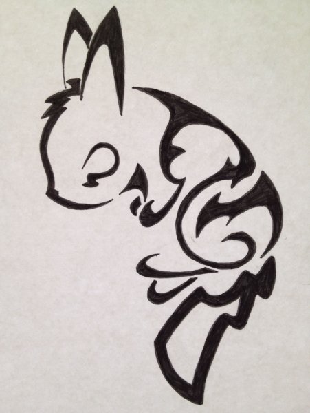 Тату для срисовки ручкой