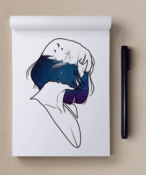 Рисунки для скетчбука