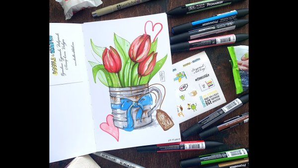 Рисунки фломастерами