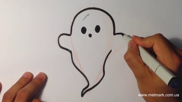 Рисунки для срисовки маркерами приведение