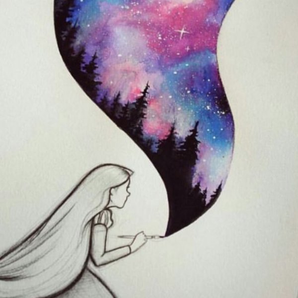 Сова акварелью для детей