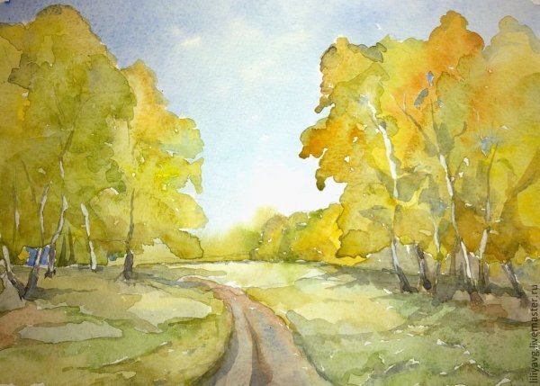 Краски осени рисунок