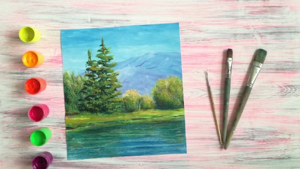 Рисование красками для начинающих