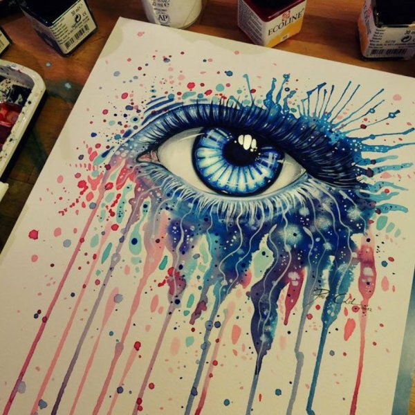 Классные рисунки красками