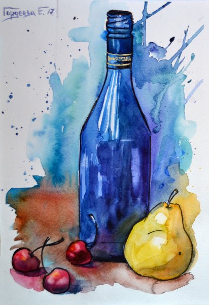 Орнамент на бутылке