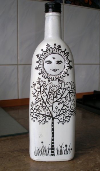 Бутылка рисунок