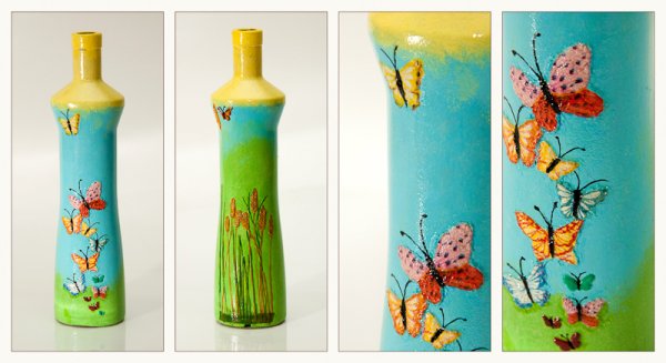 Бутылка гуашью